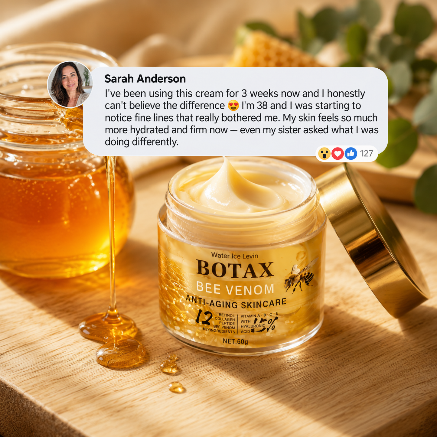 Natural Anti-aging Bee Venom Rynex™  Cream